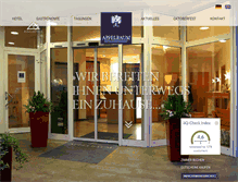 Tablet Screenshot of hotel-appelbaum.de